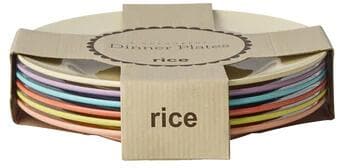 Rice Melamin Teller, Glory Days Colors, 6er Pack