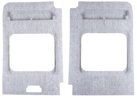 Hecktürverkleidung für Fiat Ducato (H2) ab Bj. 07/2006, 2er-Set, grau