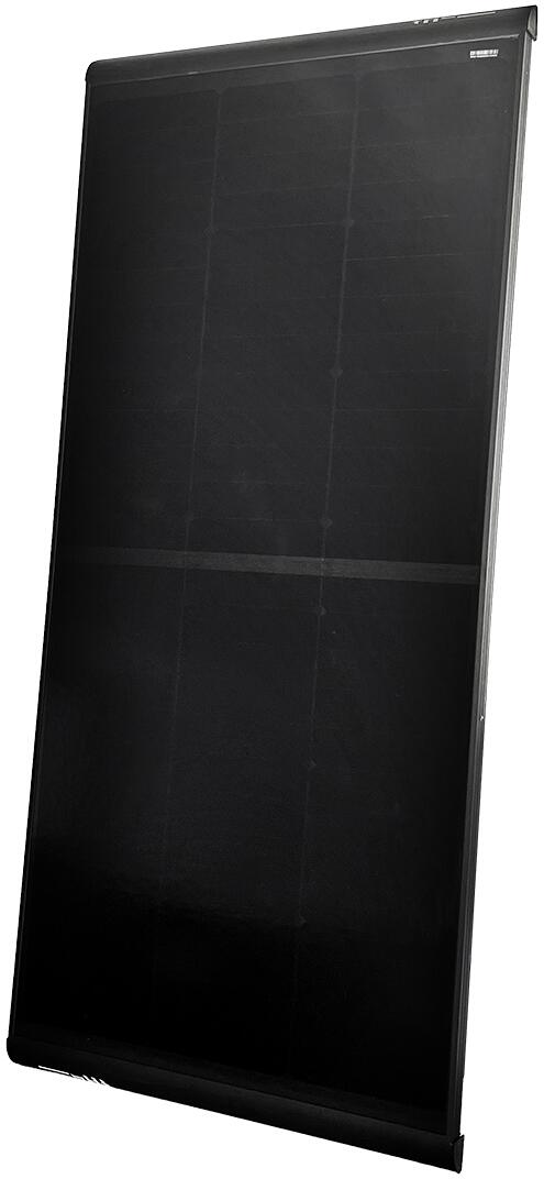 tH Energy tHE SunSolid 190 Solarmodul flach mit Montagespoiler, 190Wp