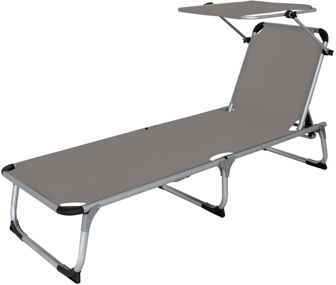 EuroTrail Pebble Sonnenliege, grau