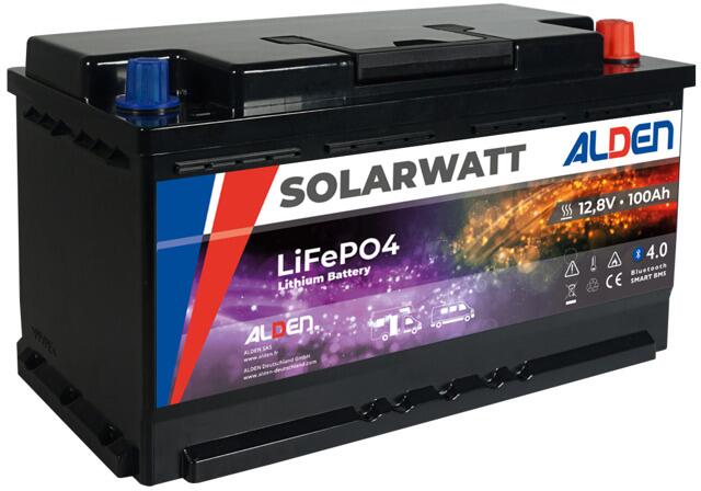 Alden Solarwatt Batterie LiFeP04, 100Ah