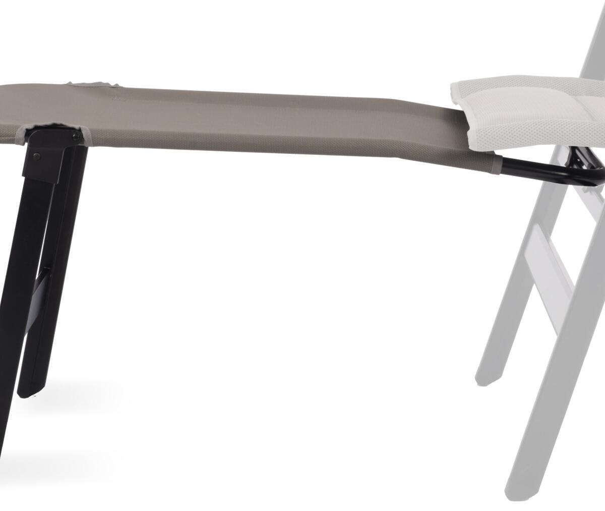 Dometic Piedemonte Footrest ansteckbare Fußauflage, braun