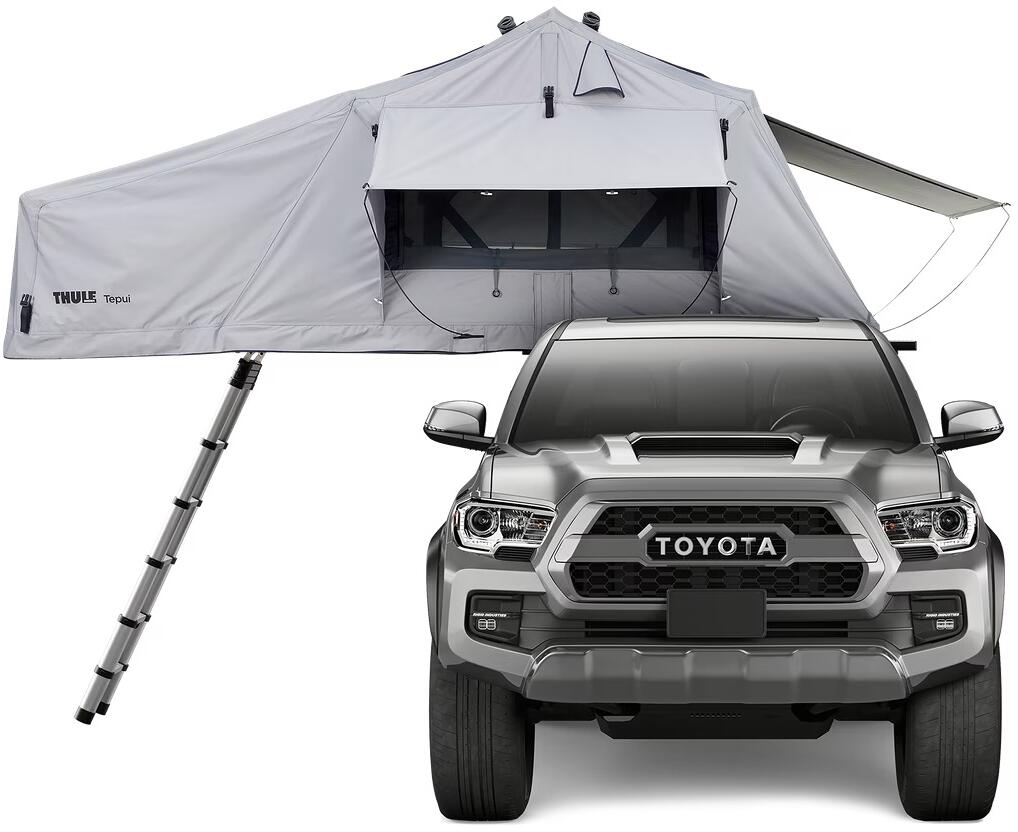 Thule Autana Dachzelt, 4-Personen, haze grau bei Camping Wagner  Campingzubehr