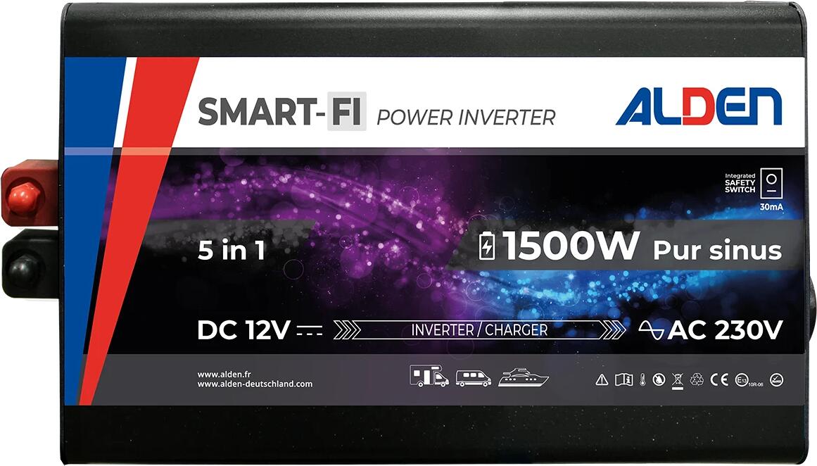 Smart Fi Alden 5-in-1 Smart FI Power Inverter, Sinus-Wechselrichter, 1500W bei ...