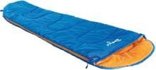 High Peak Boogie Kinderschlafsack, 170x70cm, Zipper links, blau/orange