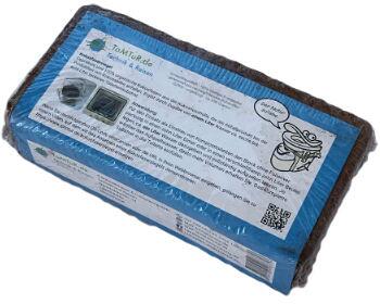 ToMTuR Kokosfaserziegel für Trenntoilette (Kompoststarter)