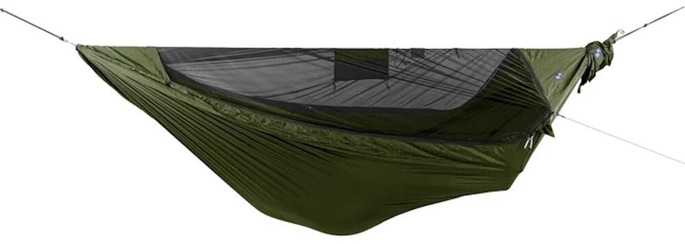 Ticket to the Moon Pro Hammock Outdoor-Hngematte mit Moskitonetz, Army  Green bei Camping Wagner Campingzubehr