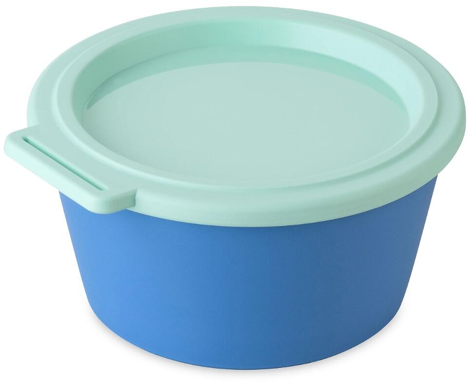 Koziol Nora Box Schale mit Deckel, 250ml, strong blue/sweet green