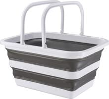 Korb, faltbar, 12l, grau