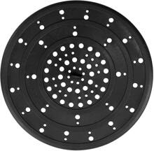 WENKO Sava Abfluss-Sieb, Schwarz , Silikon, Ø12cm