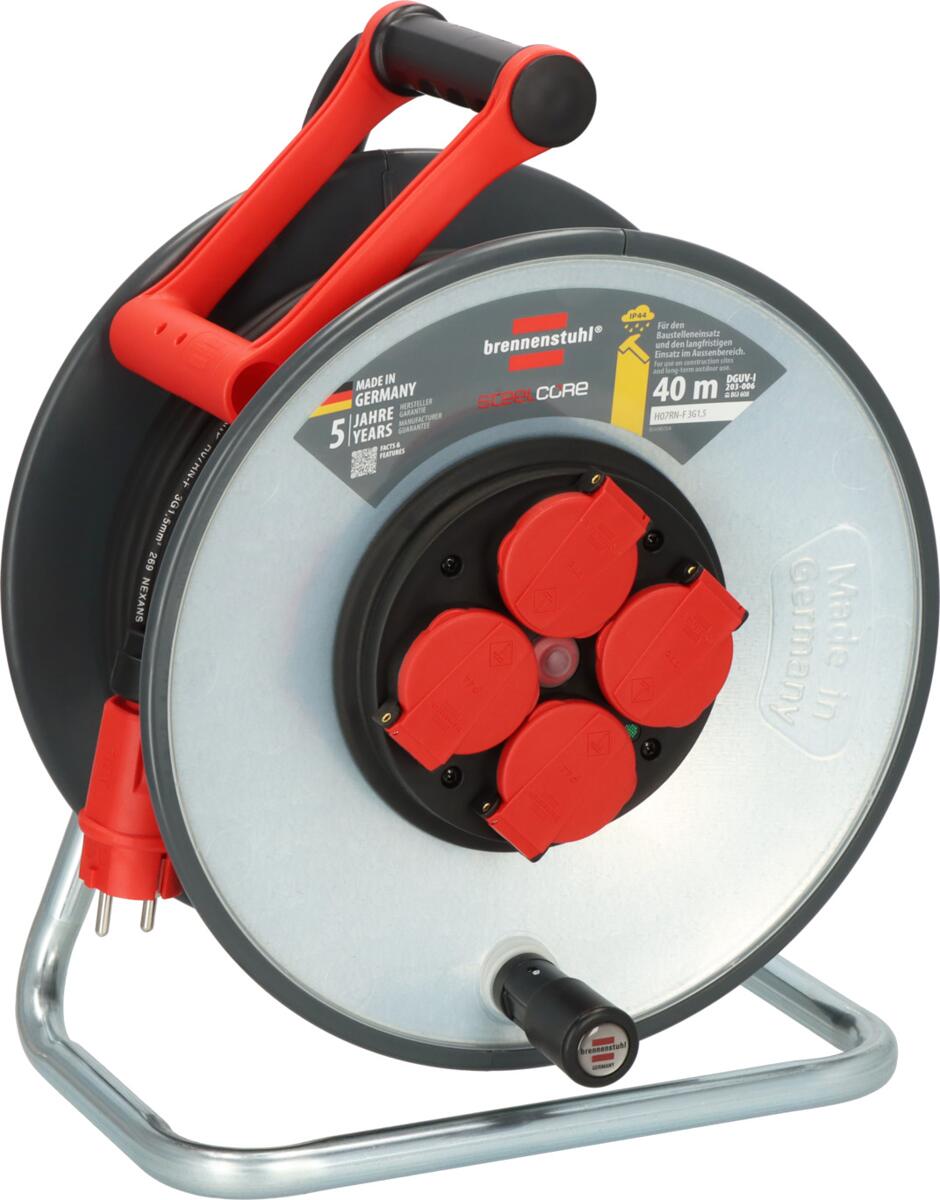 Brennenstuhl Professional SteelCore Kabeltrommel SC 2200 IP44 (25m H07RN-F 3G2,5, Trommelkörper
