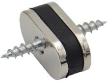 Brugger Magnetsysteme Möbelbeschlagsystem, 20 mm, flächenbündiger Einbau