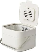 Joseph Joseph Stack Bioabfallbehälter mit Geruchsfilter, 4L, stone