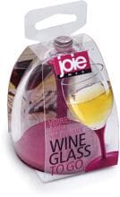 Joie ToGo Weinglas, Rot/Weiß, 320ml