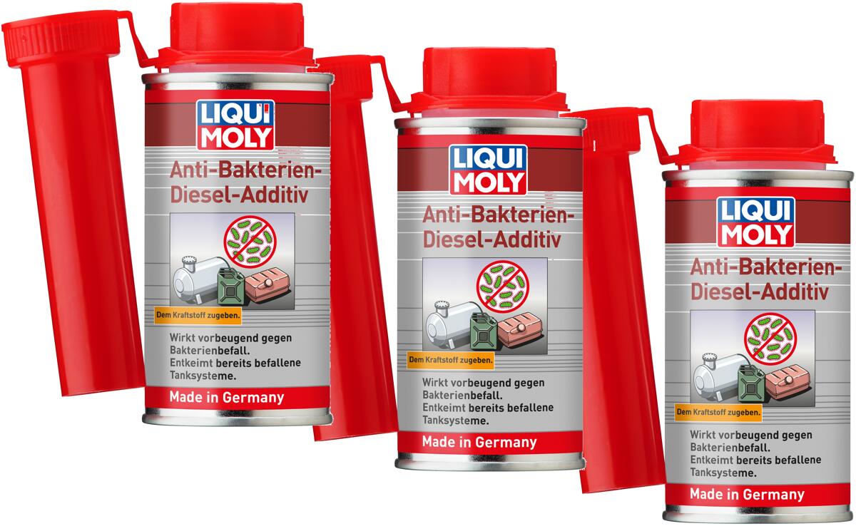 Liqui Moly Anti-Bakterien-Diesel-Additiv, 125ml, 3er-Set