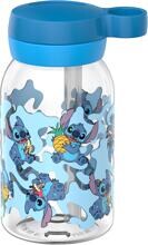 Mepal Campus Trinkflasche mit Trinkhalm, 450ml, stitch