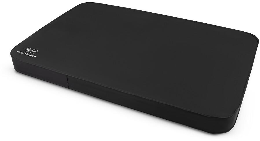 Kampa Dometic Highrise Double 15 selbstaufblasende Matratze, 201x128x15cm, schwarz