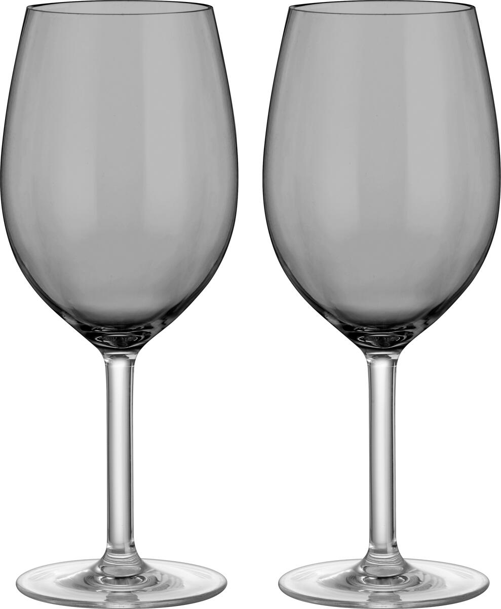 Brunner Thango Weinglas, 2er Set, 600ml, grau
