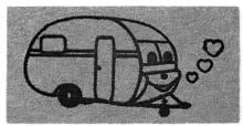 ARISOL Fußmatte Caravan, grau