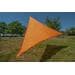 Bent Zip Canvas verbindbares Sonnensegel, 250x250cm, orange