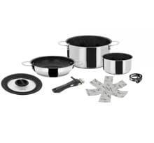 Brunner Academy Vacum Kochtopfset, Edelstahl, 7-teilig