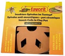 Favorit Favorit Terracotta-Räuchertopf inkl. 2 Insektenspiralen
