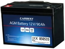 Carbest Deep-Cycle AGM Power Line Batterie 90Ah
