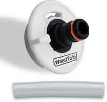 MaJoCompTec® WATERTWIN Adapter für Tankdeckel AG45 D:61, weiß