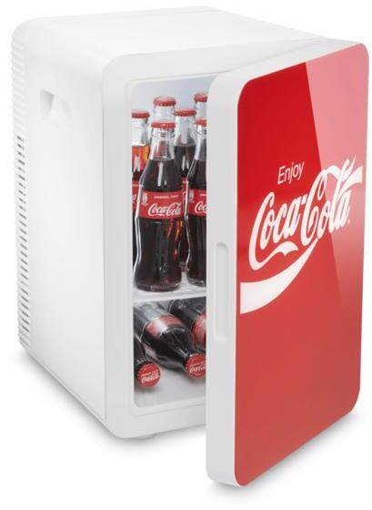 Mobicool Coca-Cola MBF20 Classic Thermoelektrischer-Mini-Kühlschrank, 12/ 230V, 20L bei Camping Wagner Campingzubehör