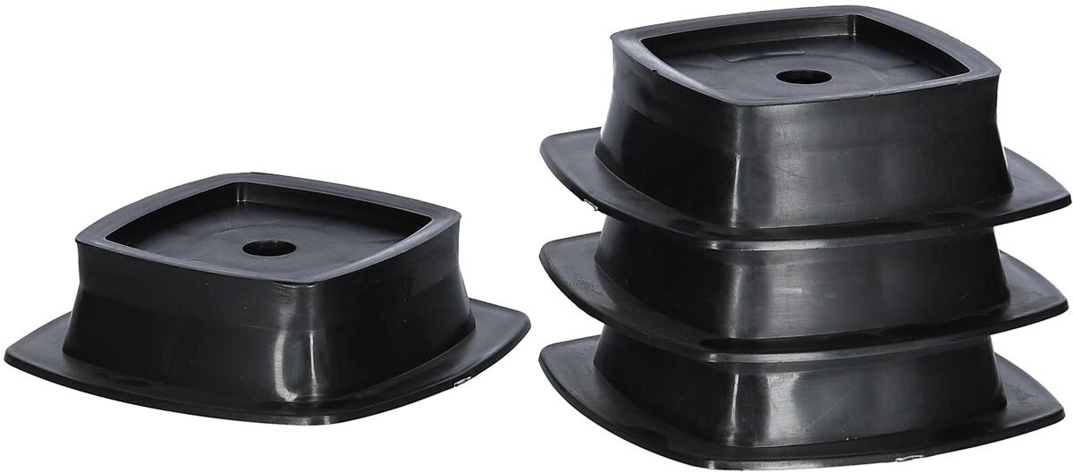 Carbest Stützfüße-Set schwarz, 4St.