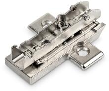 Click-On Topfscharniere, Montageplatten passend für Tiomos Mini 95, Mittelwandanschlag