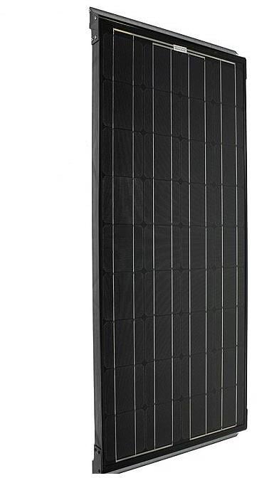 Solarswiss Solarmodul mit Rahmen, KVM5, 140W, 12V, schwarz