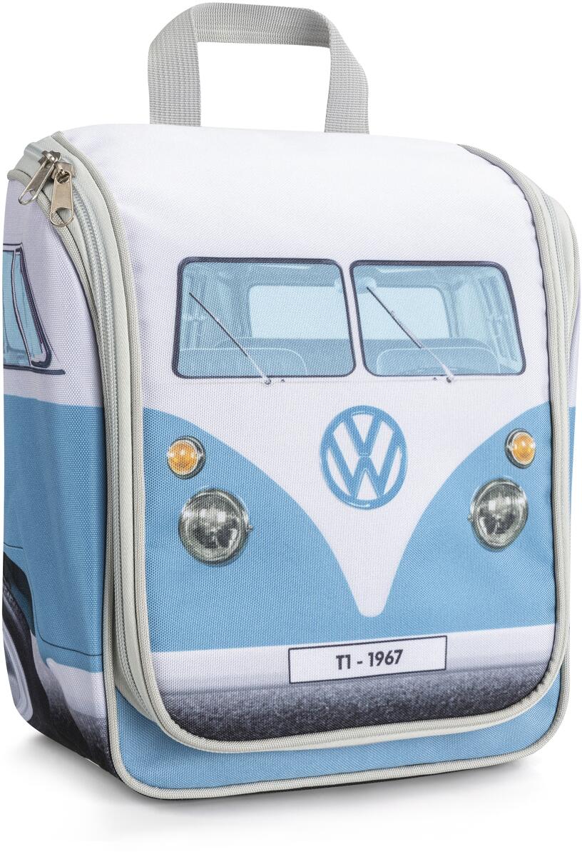 VW Collection T1 Kulturtasche zum Aufhängen, front/blau
