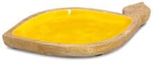 Zeller Servierschale, Lemon, Mangoholz, 37x23x2cm
