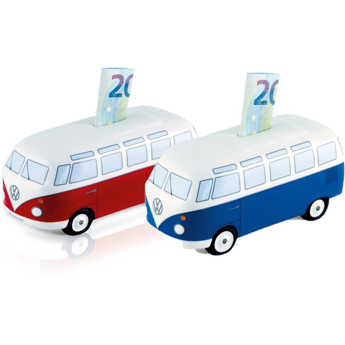 VW Collection T1 Bus Keramik Spardose bei Camping Wagner