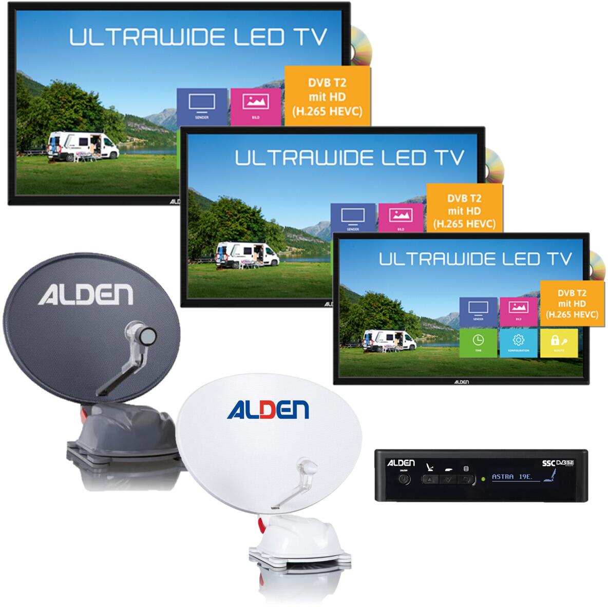 Alden AS2 60 HD + S.S.C. HD-Steuermodul + LED-TV bei Camping Wagner  Campingzubehör