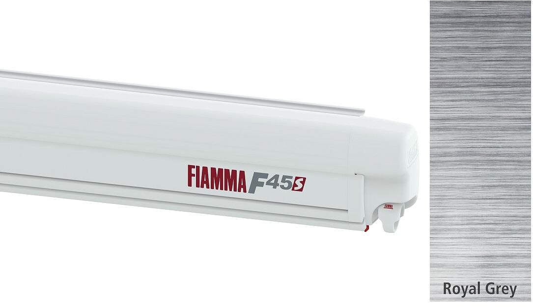 Fiamma F45S Markise weiß, 260cm, Royal Grey