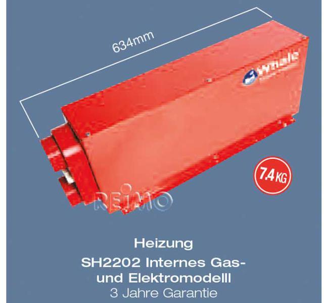 Whale SH2202 Einbau Gas-/Elektroheizung, 2kW