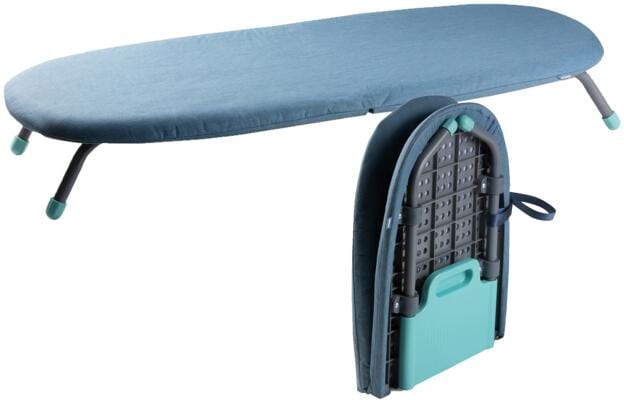 Domo Tischbügelbrett, faltbar, blau