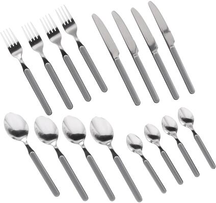 Brunner Delice Besteck-Set, 16-teilig, grau