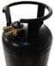CAMPKO Gastankflasche, 36 Liter, mit 80% Multiventil