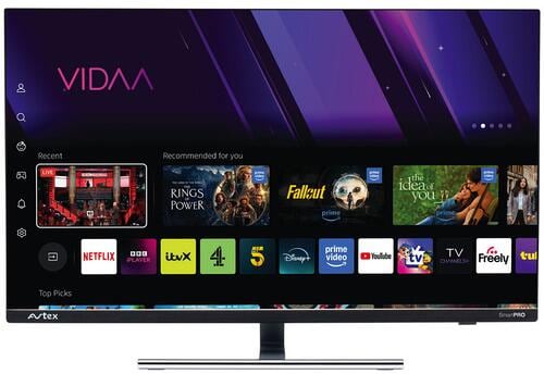 Avtex AV32TS Vidaa FHD Smart TV Fernseher, 12V, 35", HD-Ready, DVB-S2/T2, WiFi