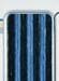 Arisol Chenille Flauschvorhang, 70x205 cm, hellblau-dunkelblau, ideal für Caravans