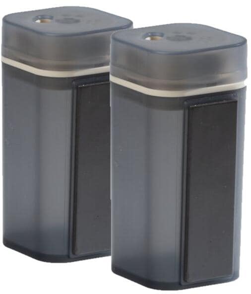I+V Magnet Gewürzspender, 2er-Set, 100ml, grau