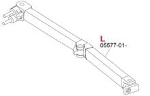 Gelenkarm links Auszug 2,5m - Fiamma Ersatzteil Nr. 05577-01- - passend zu F45Ti // F1Ti  // ZIP