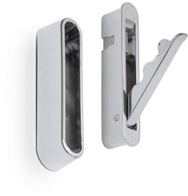 FAWO Klapphaken Kunststoff/ Chrom Glanz 8 cm