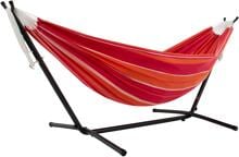 Vivere Cotton Hängematte mit Stahlständer, double, 250cm, mimosa