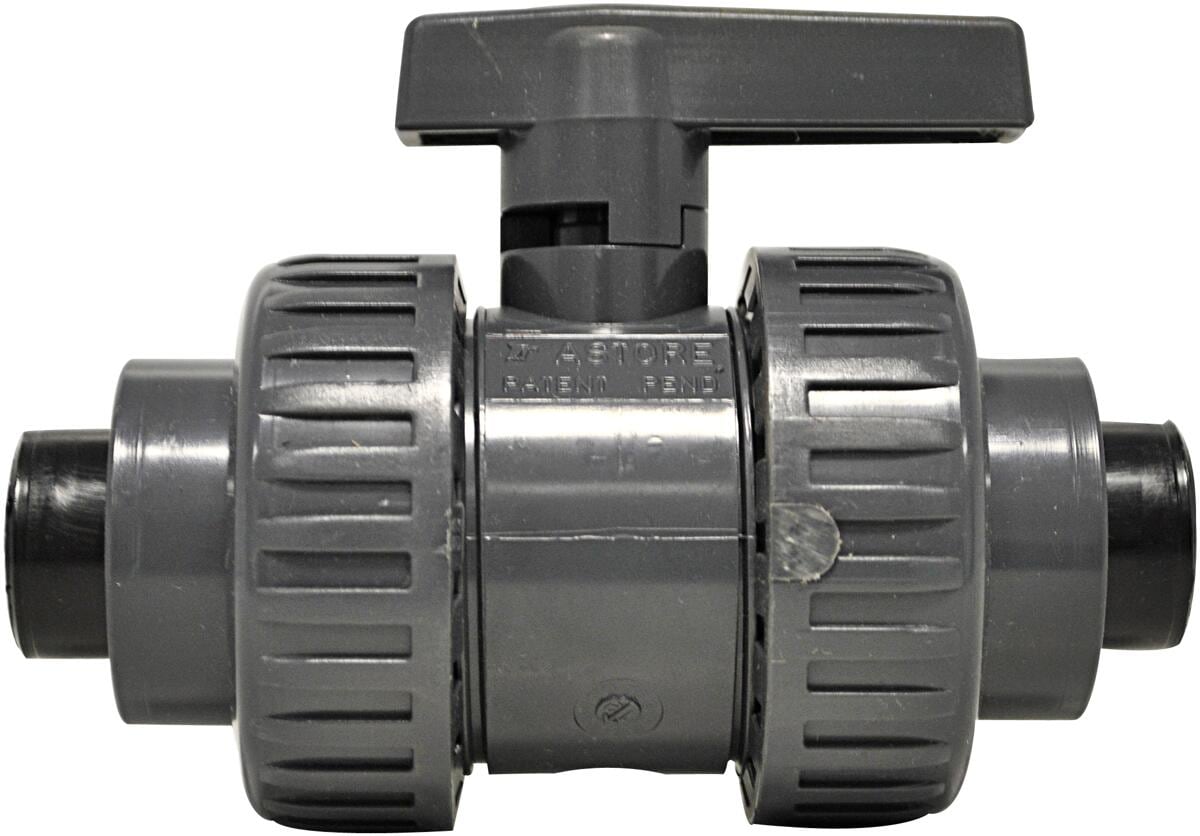 Reich Kugelhahn, 1 Zoll, mit Übergangsstück, steckbar