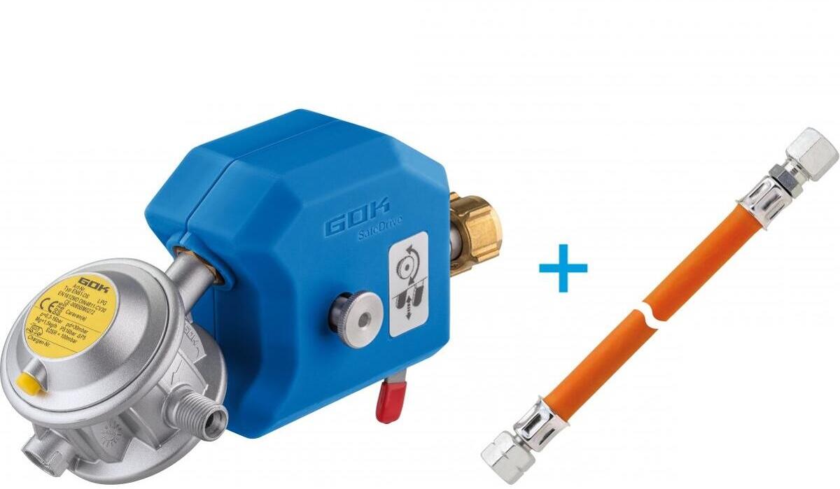 GOK Caramatic SafeDrive Sicherheits-Gasdruck-Regelanlage, G.1 Ital, 30mbar