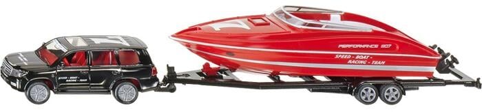 SIKU PKW mit Bootsanhänger Spielzeugauto